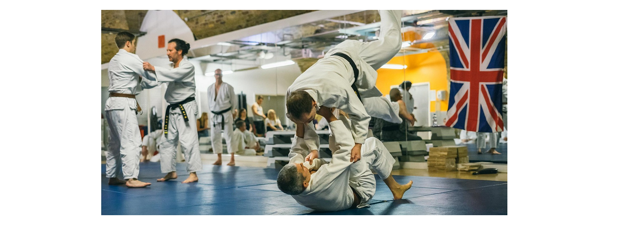 Hapkido technique performed at a martial arts grading in London